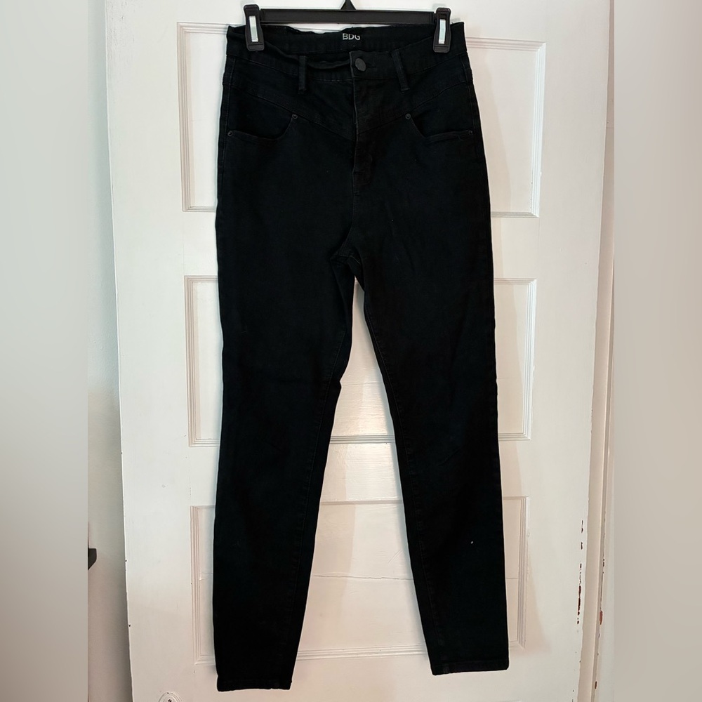 Urban Outfitters BDG Black High Rise Skinny Jeans